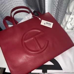 Telfar Medium Shopping Bag - Oxblood